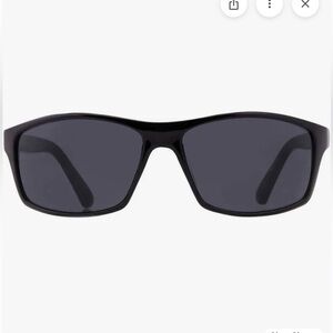 Kenneth Cole Reaction Black Rectangular Sunglasses